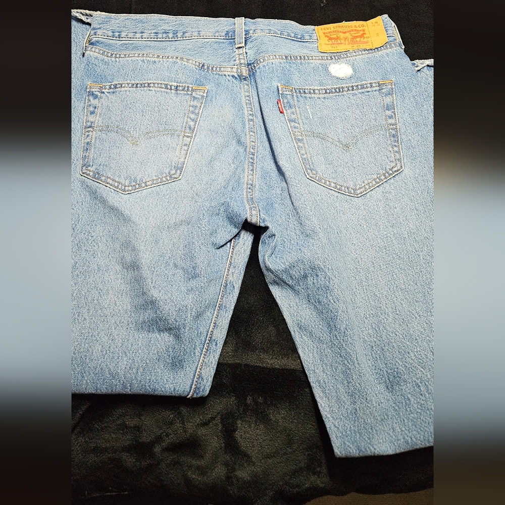 Levi's Men's Straight Jeans - Light Blue